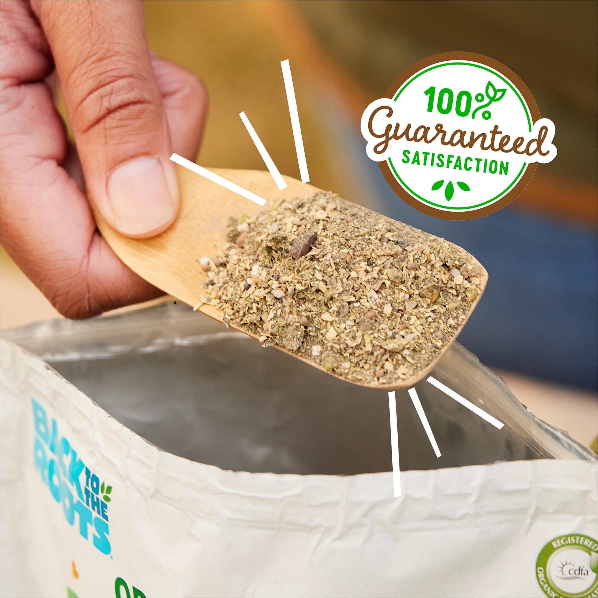 Back to The Roots Organic All-Purpose Plant Food (5 lb. Value Size), Premium Blend, Safe & Sustainable Vegan Formulation Made with Kelp and Alfaalfa Meal, Mycorrhize, and Rock Phosphate Minerals - Image 7